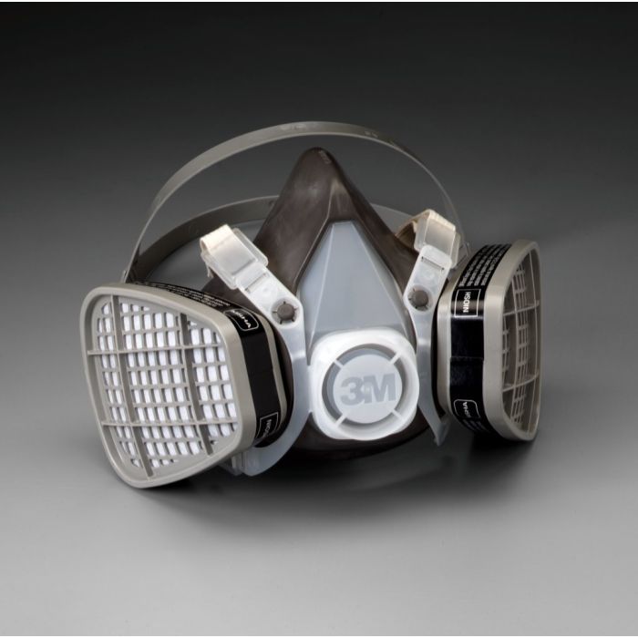 3M™ Half Facepiece Disposable Respirator Assembly 5303, Organic Vapor/Acid Gas, Large