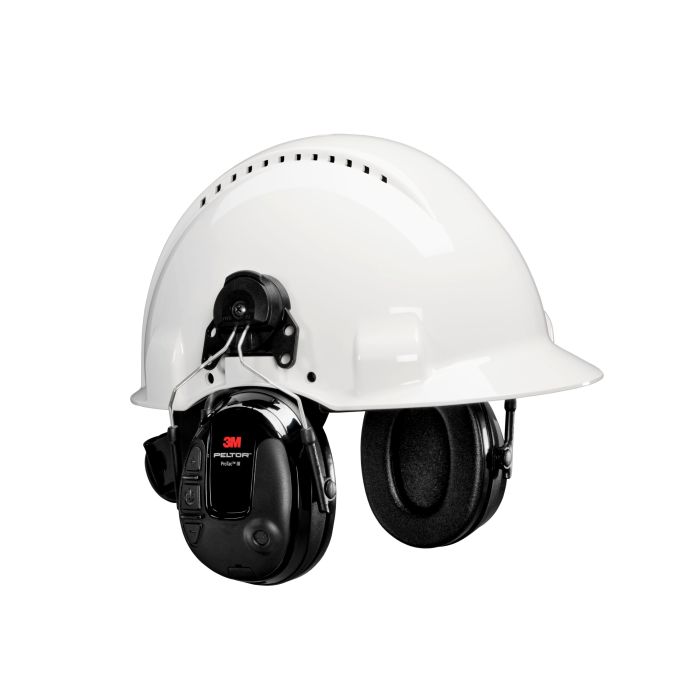 3M™ PELTOR™ ProTac™ III Slim Headset, MT13H220P3E, Black, Hard Hat Model
