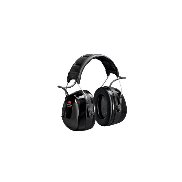3M Peltor WorkTunes Pro FM/AM Radio Headset, HRXS221A-NA - Black - Headband Model
