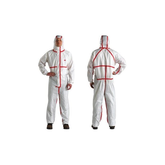 3M 4565-BLK Disposable Chemical Protective Coverall, Case of 25
