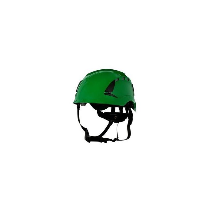 3M™ SecureFit™ Safety Helmet, X5004V-ANSI,  Green, vented (Case of 10)