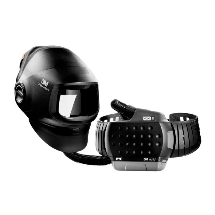 3M Speedglas 46-1101-30iVC Heavy-Duty Welding Helmet G5-01 w/ADF G5-01VC and 3M Adflo High-Altitude PAPR Assembly, Black, 1 Each