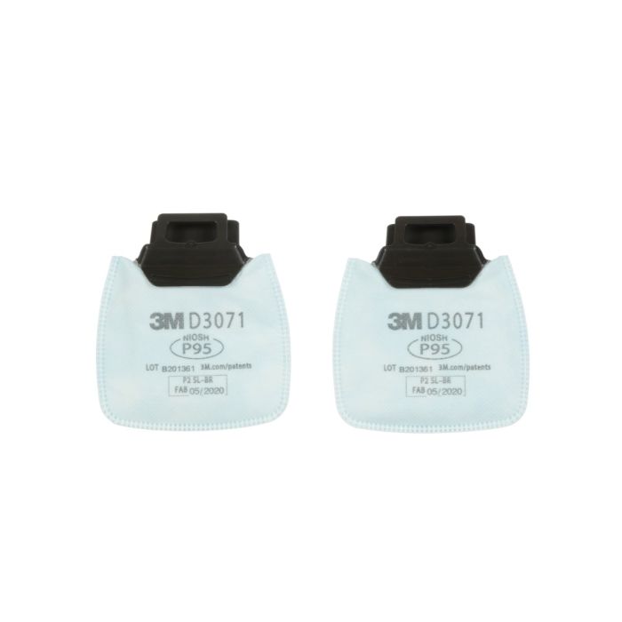 3M D3071 Secure Click Particulate Filter P95, Case Of 100
