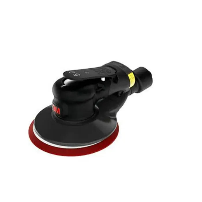 3M Xtract Pneumatic Random Orbital Sander, 88960, 6 in, Self-Generated Vacuum, 3/8 in Orbit, 1 Each
