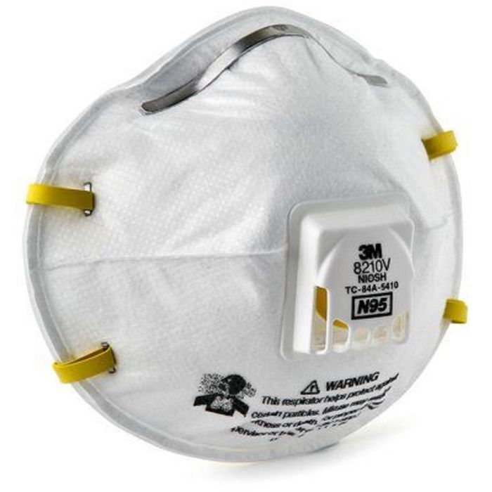 3M 8210V N95 Particulate Respirator, Box of 10