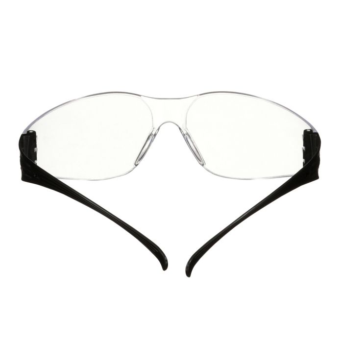3M SecureFit 100 Series SF101AF-BLK Safety Glasses, Black Temples, Clear Anti-Fog/Anti-Scratch Lens, Case of 20