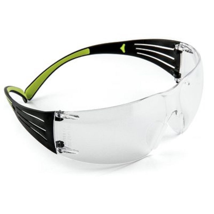 3M SF401AF SecureFit Protective Eyewear, Clear Anti-Fog Lens, Case of 20