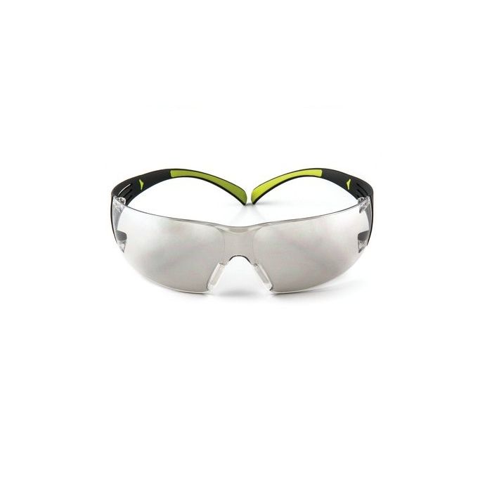 3M SF410AS SecureFit Protective Eyewear, Indoor/Outdoor Mirror Lens, Case of 20