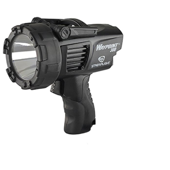 Streamlight Waypoint 300 44911 Rechargeable Pistol Grip Spotlight For Long Range Targeting, Black, One Size, 1 Each