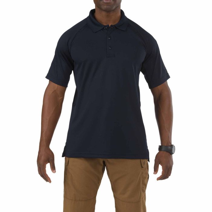5.11 Tactical 71049 Performance Polo, Tall Fit, Dark Navy, 1 Each