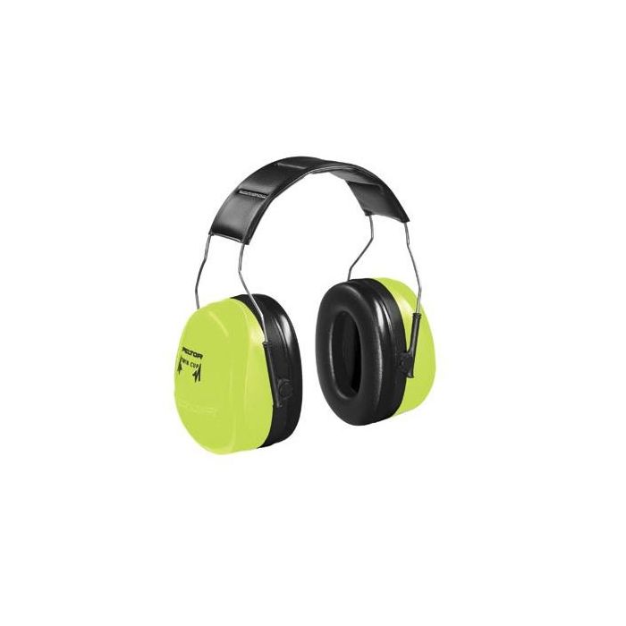 3M PELTOR H10A Optime 105 Over-the-Head Earmuffs, Hi-Visibility Green, Universal, 1 Each