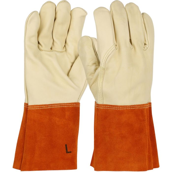 PIP West Chester 6000 Ironcat Top Grain Cowhide Leather Mig Tig Welder€™s Glove, Box of 12