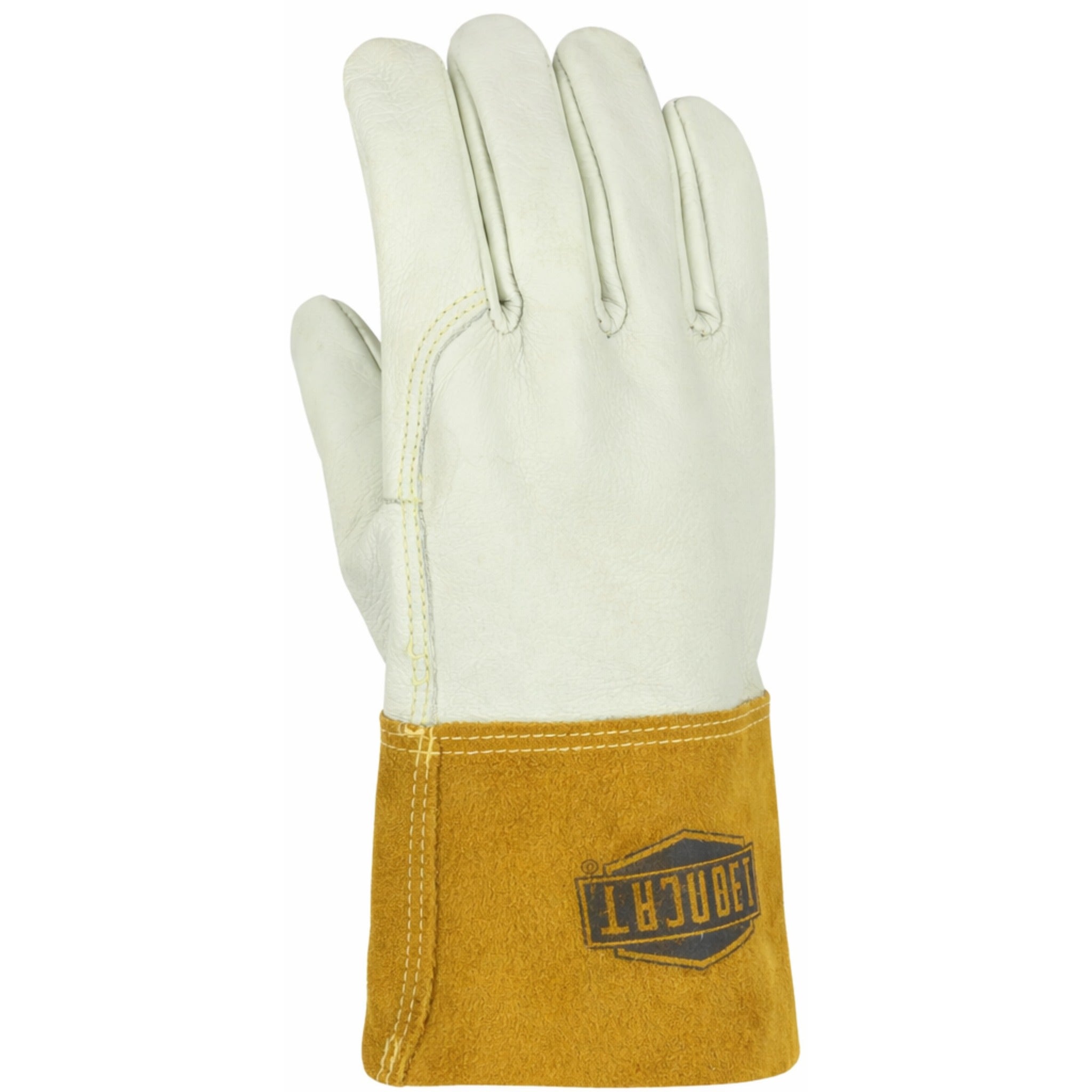 PIP West Chester 6010 Ironcat Premium Top Grain Cowhide Leather Mig Welder's Glove, Natural, 1 Dozen 
