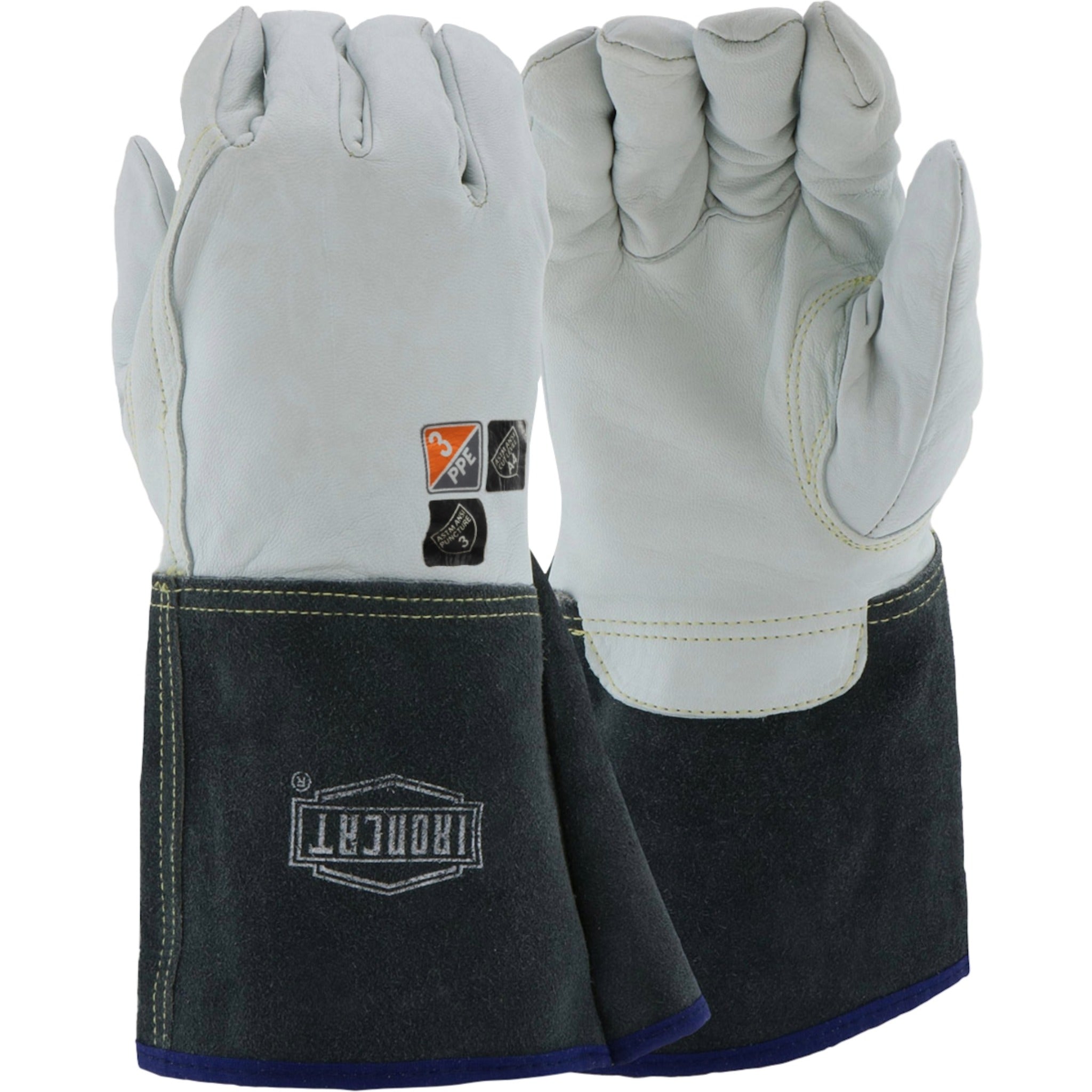 PIP West Chester 6144 Ironcat Premium Top Grain Kidskin Leather Tig Glove with Kevlar-Main_Image