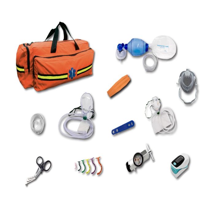 EMI 644 Emergency Oxygen Response Kit, Basic, Orange, One Size, 1 Kit Each