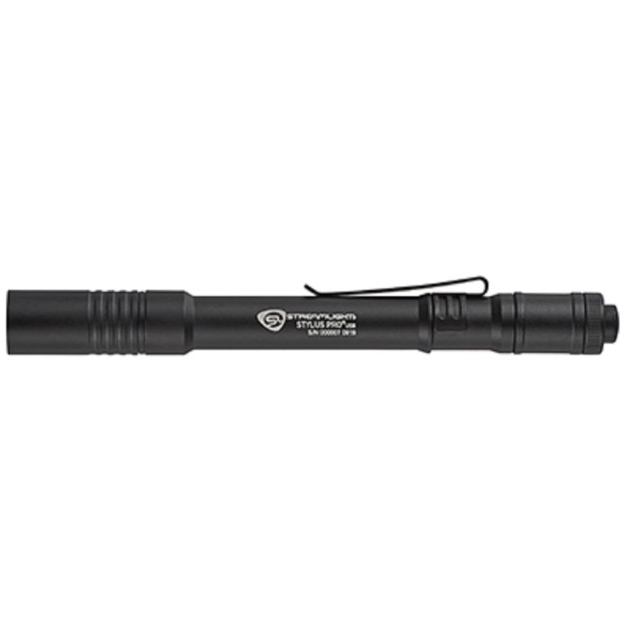Streamlight Stylus Pro USB 66133 Rechargeable Super Bright LED Pen Light With 120V AC Charge Cord, Black, One Size, 1 Each
