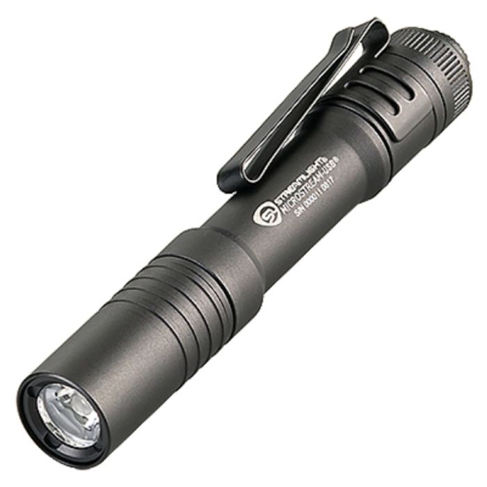 Streamlight MicroStream USB 66604 Pocket LED Flashlight, Black, One Size, 1 Box Each