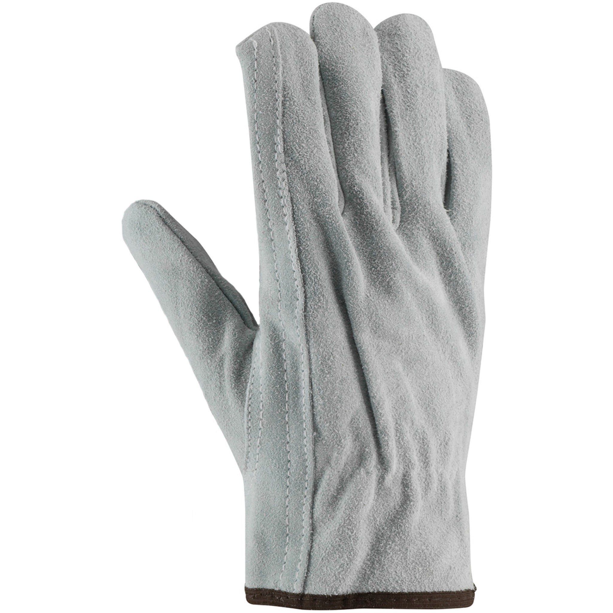 PIP 69-189 Premium Grade Split Leather Driver's Glove - Keystone Thumb_Back_Image