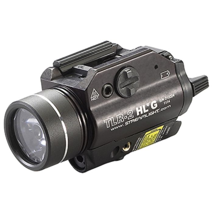 Streamlight TLR-2 HL G 69265 High Lumen Tactical Light With Green Aiming Laser, Black, One Size, 1 Each