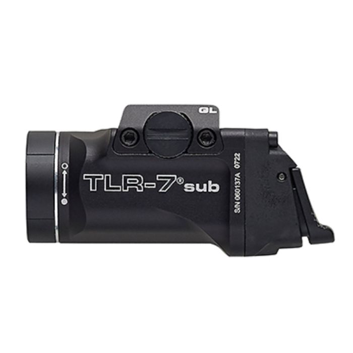 Streamlight TLR-7 sub 69400 Tactical Weapon Light For Subcompact Handguns, Black, One Size, 1 Box Each