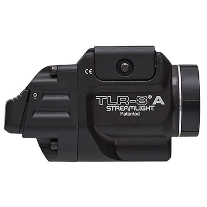 Streamlight TLR-8 A 69414 Tactical Weapon Light With Red Laser And Rear Switch Options, Black, One Size, 1 Box Each