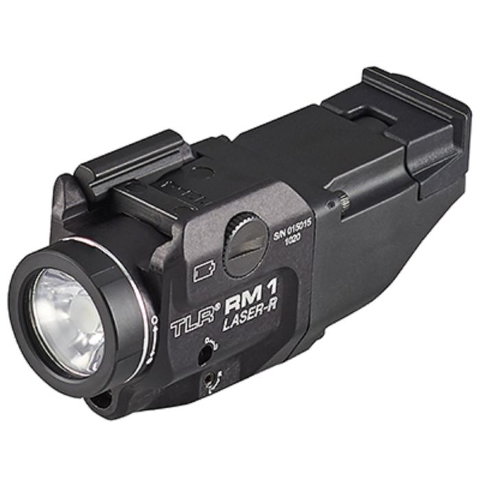 Streamlight TLR RM 1 Laser 69445 Rail Mounted Tactical Lighting System, Black, One Size, 1 Box Each