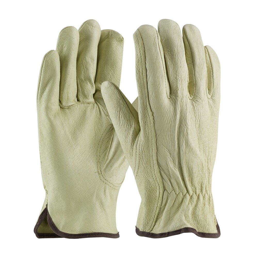 PIP West Chester 994K Select Grain Pigskin Leather Driver Gloves, Natural, Box of 12