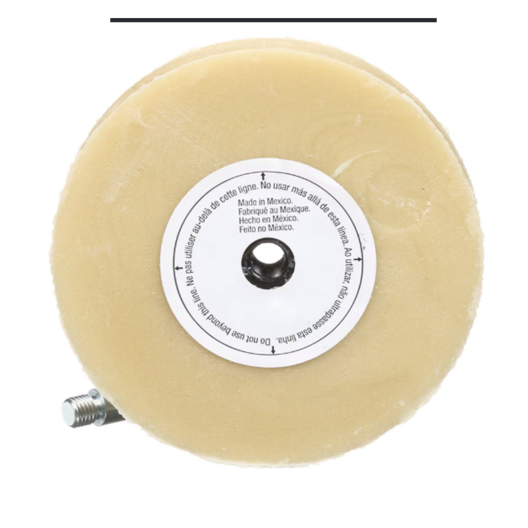 3M 7000028551/07498 Stripe Off Wheel with Mandrel, 4 in x 5/8 in, 1 Each