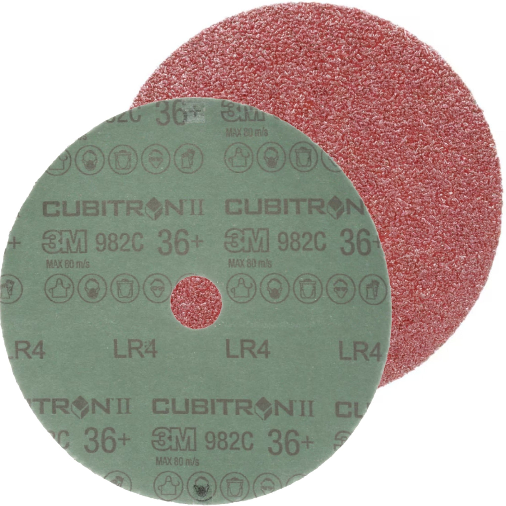 3M Cubitron II 7000119162/982C Fibre Disc, 36+, TN Quick Change, 7 in, Die TN700BB, Main Image