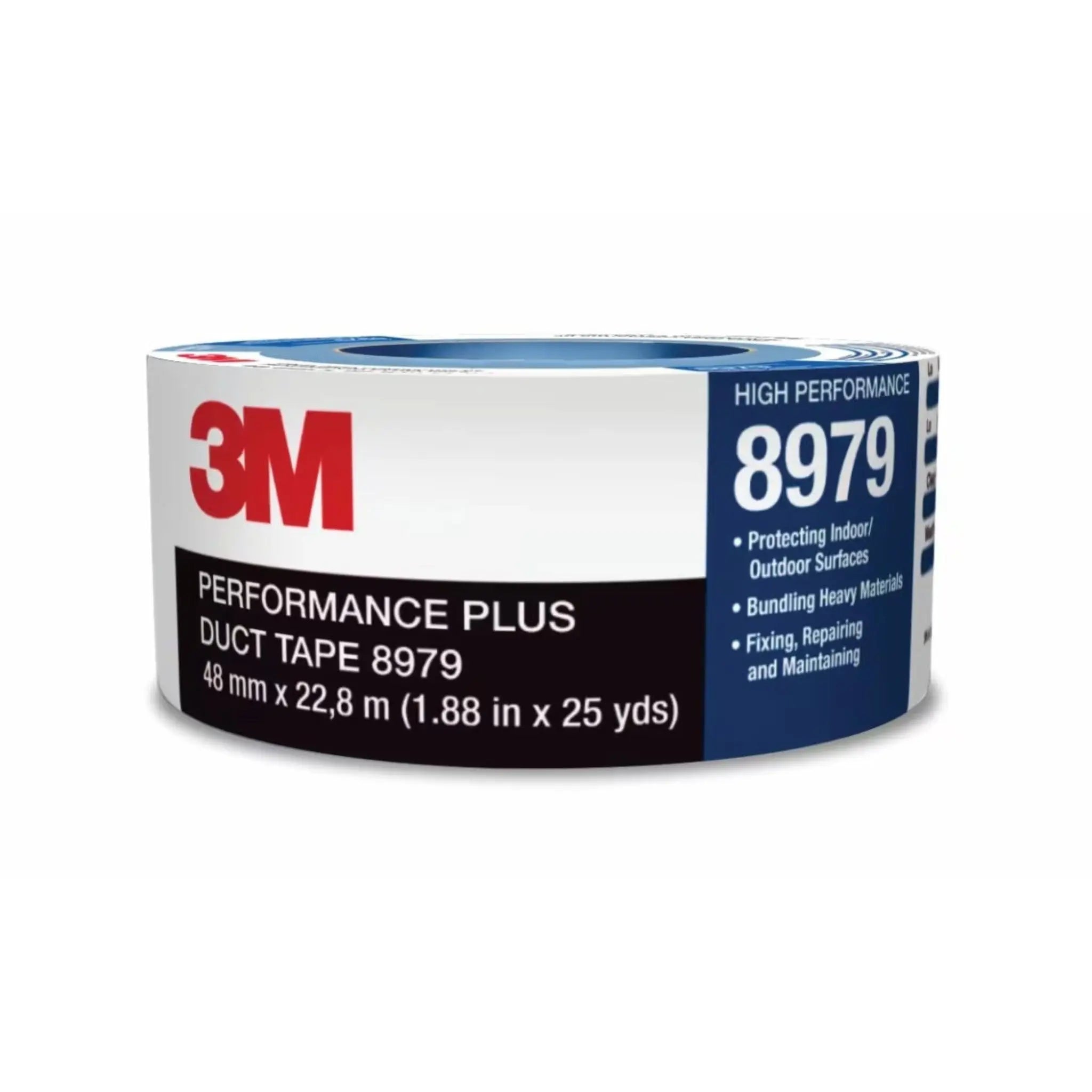 3M Performance Plus Duct Tape 8979 Slate Blue 12 in x 60 yd 12.1 mil, 1 Roll-main-Image