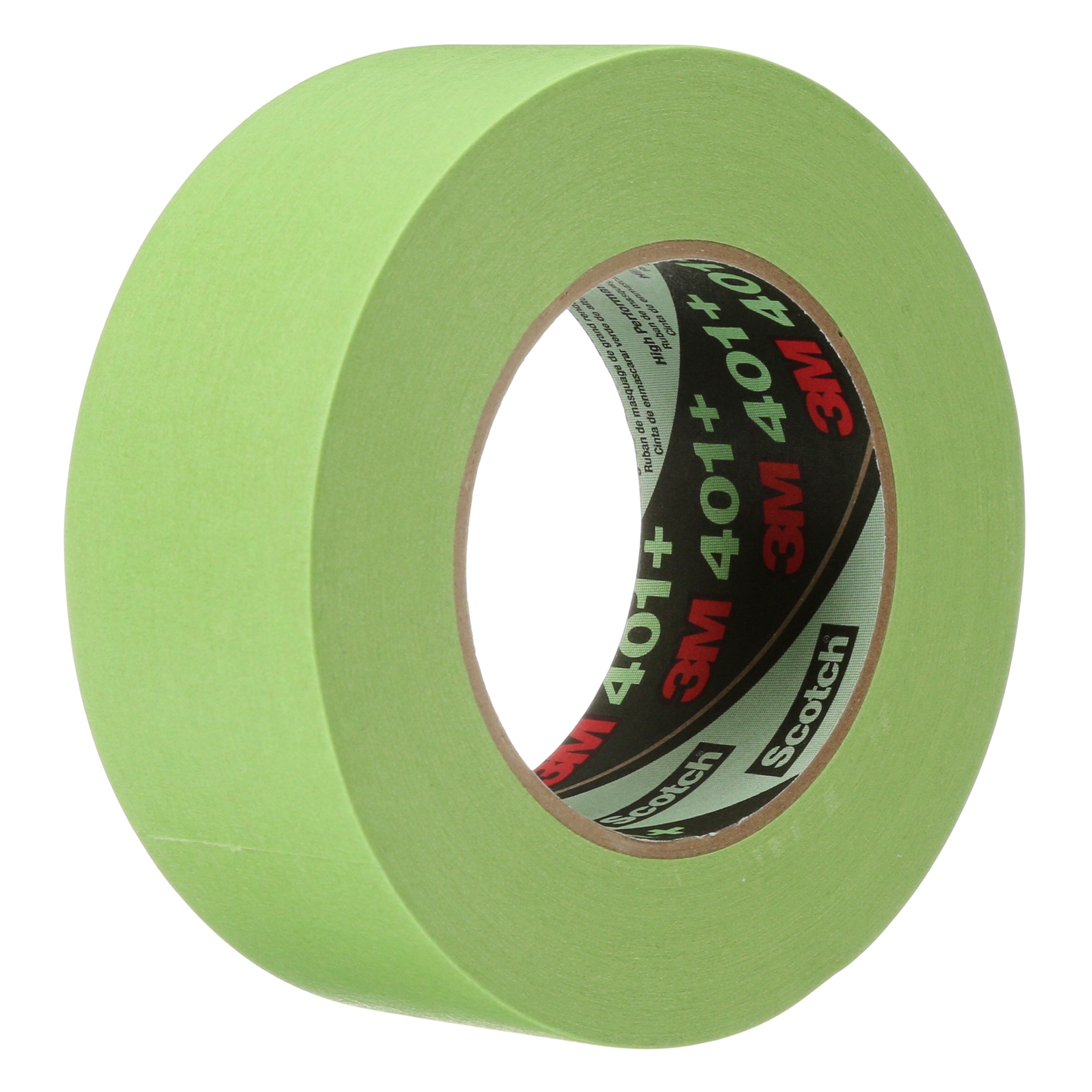 3M High Performance Green Masking Tape 401+, 48 mm x 55 m 6.7 mil, 12 Roll/Case