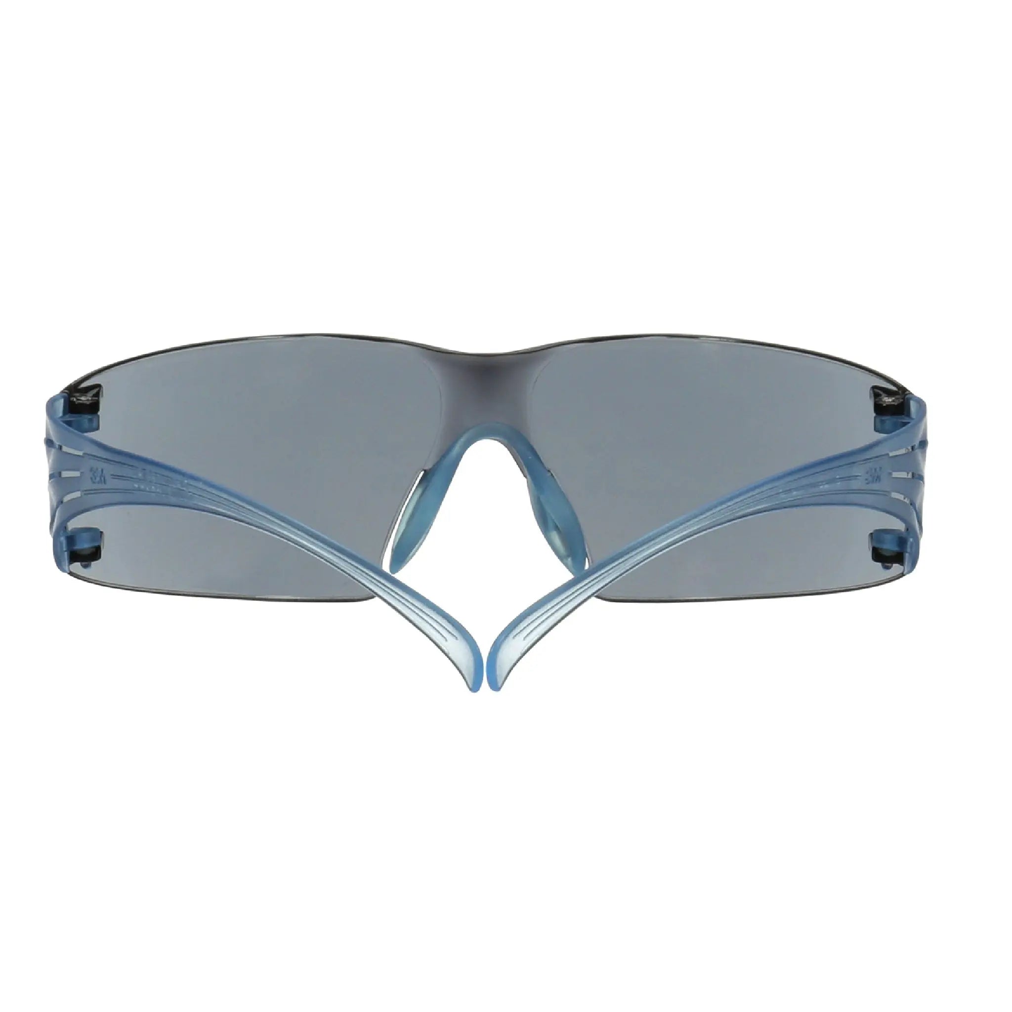 3M SecureFit 300 Series, SF302SGAF-LBL, Ice Blue Temples, Scotchgard

Anti-fog Coating, Gray AF-AS Lens, 20 ea/cs 
