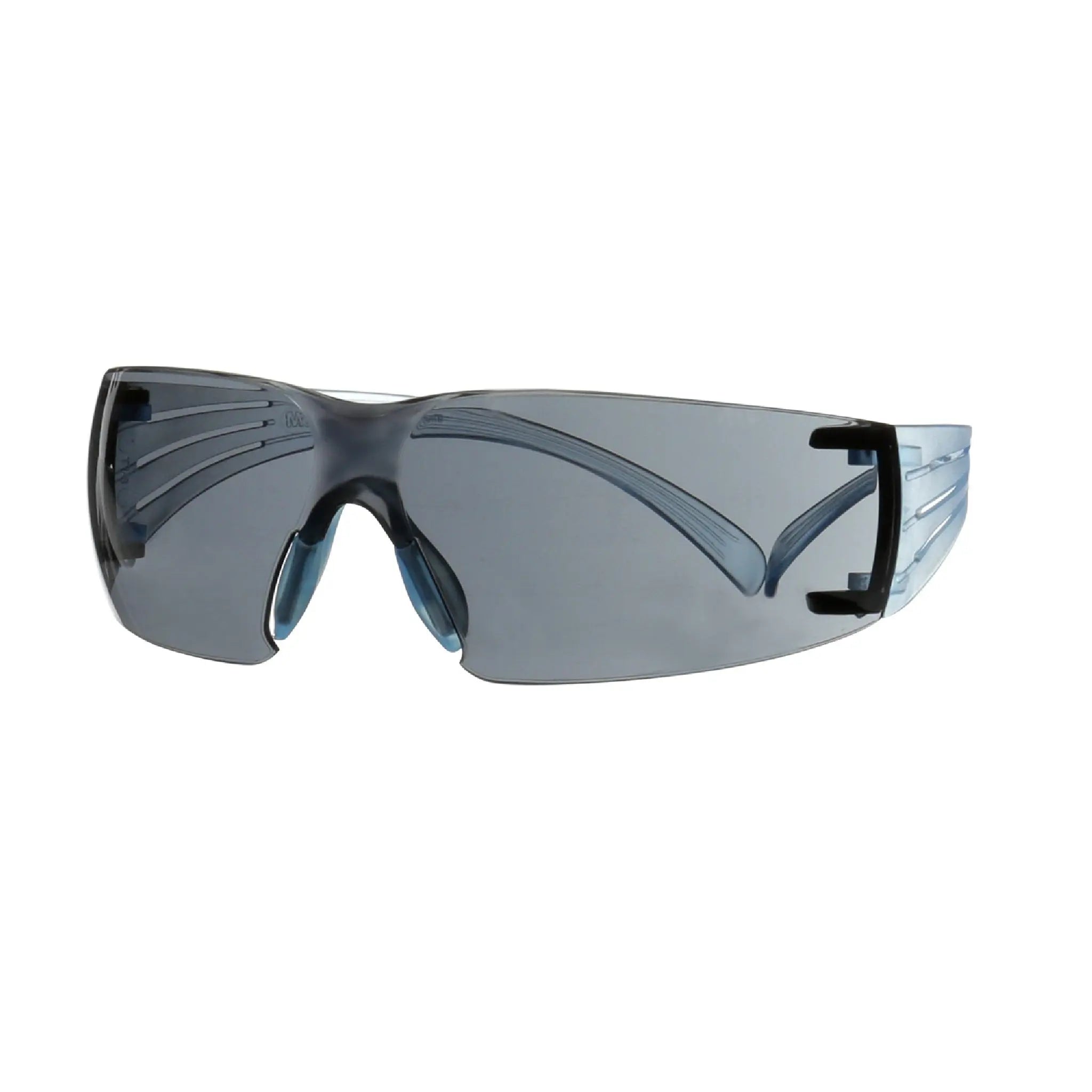 3M SecureFit 300 Series, SF302SGAF-LBL, Ice Blue Temples, Scotchgard

Anti-fog Coating, Gray AF-AS Lens, 20 ea/cs 