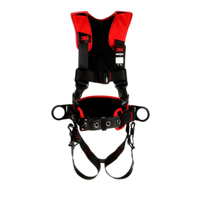 3M Protecta 1161205 Comfort Construction Style Positioning Harness, Black, Medium/Large