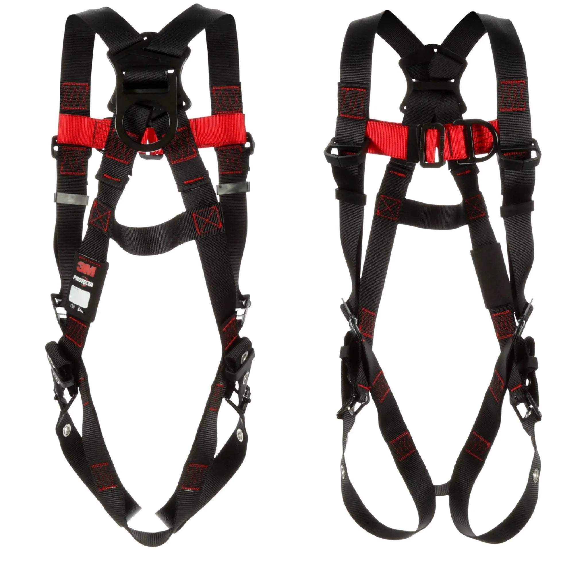 3M Protecta Vest-Style Climbing Harness 1161521 Black Medium Large 1 EA Case 