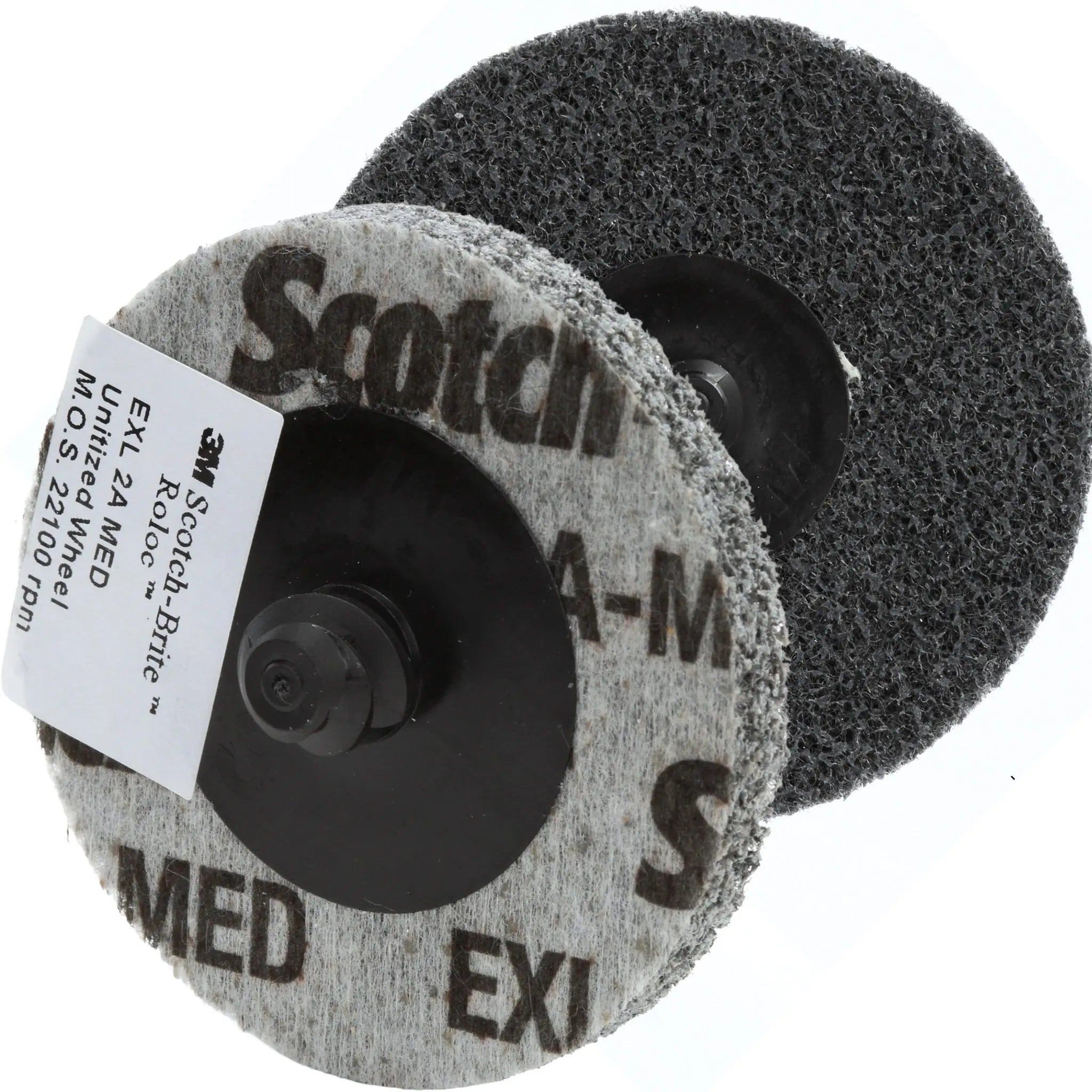3M Scotch-Brite Roloc EXL Unitized Wheel 3in 2S Fine