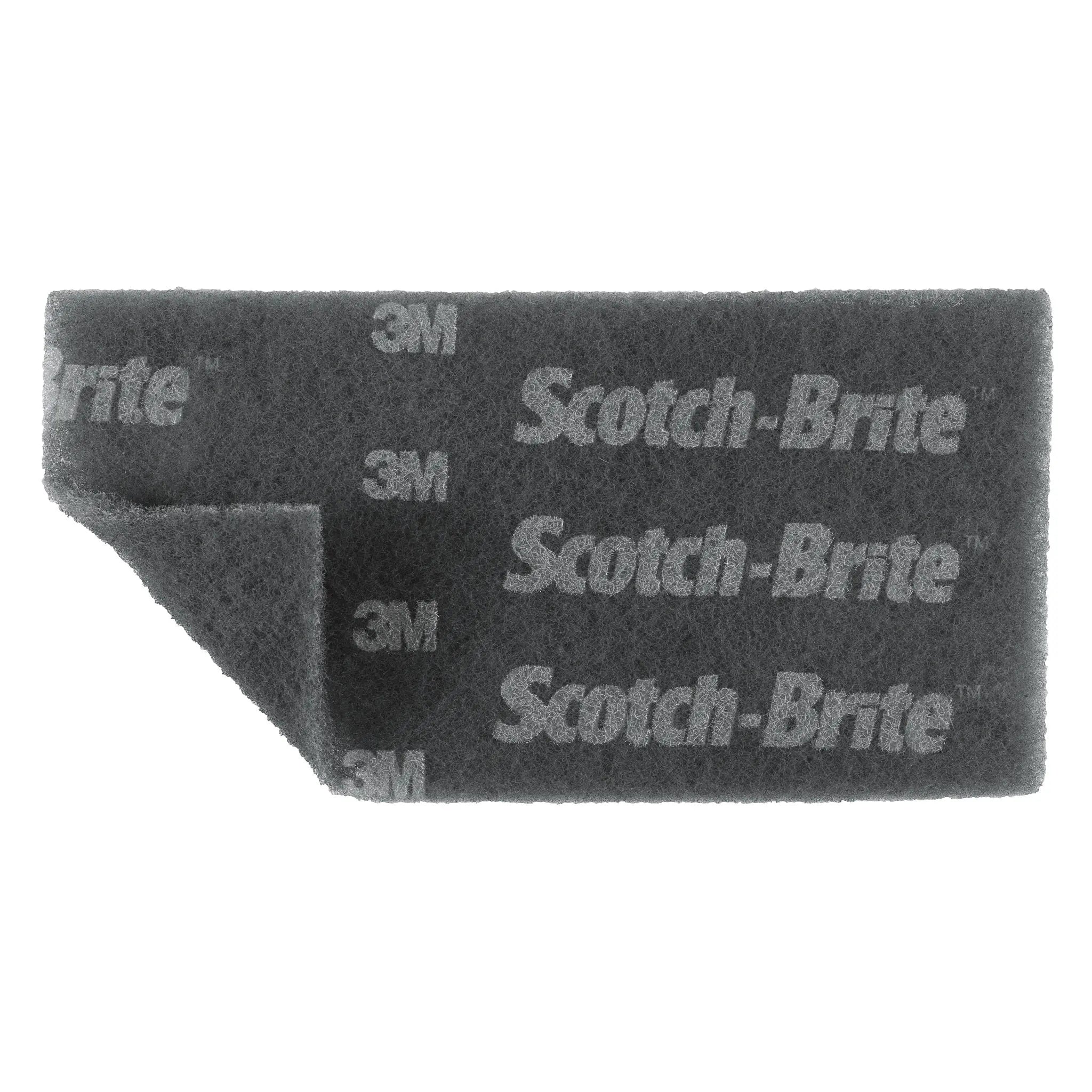 3M Scotch-Brite 7100042335 Durable Flex Hand Pad, MX-HP, Silicon Carbide Ultra Fine, Gray, 4-1/2 in x 9 in, Case of 100 