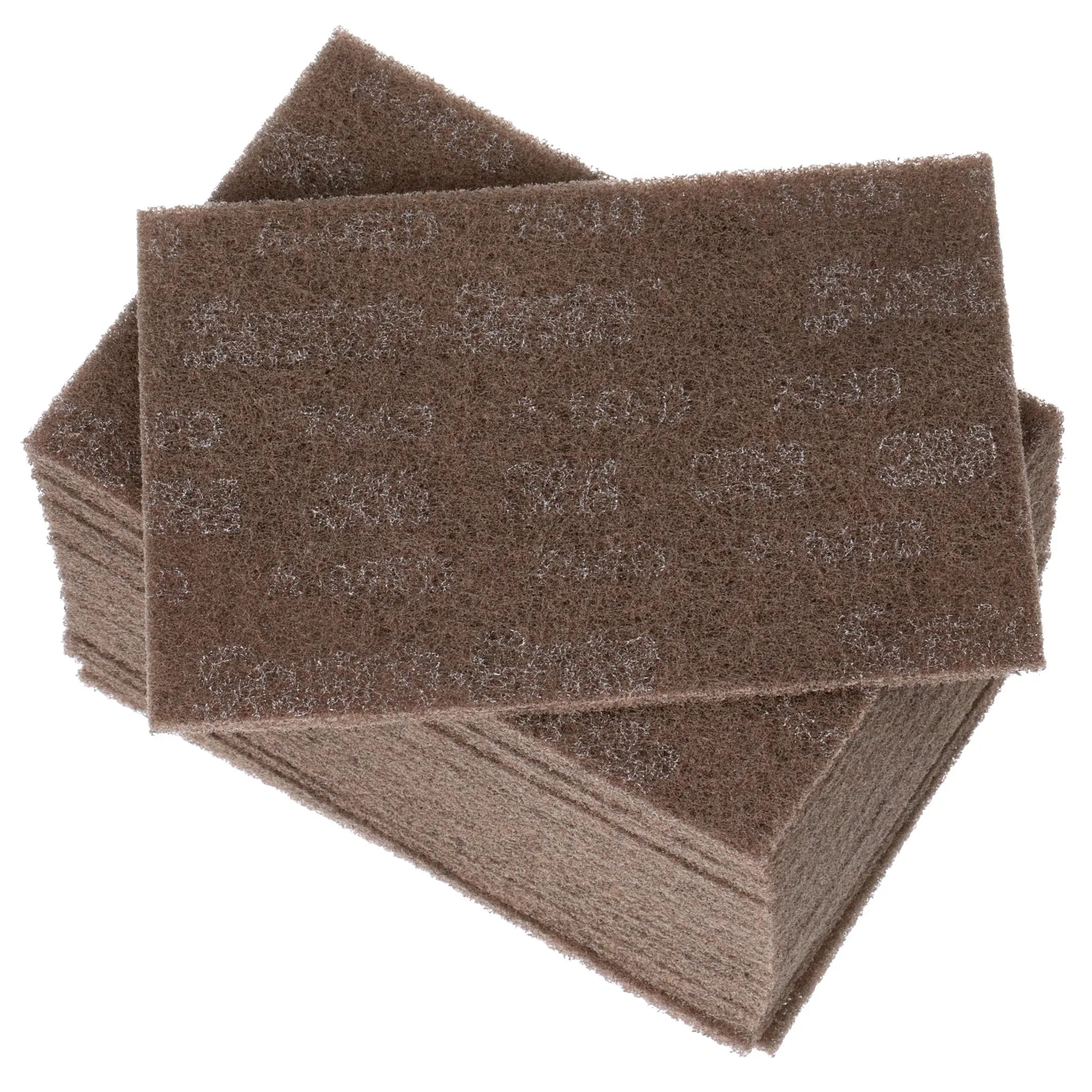 3M Scotch-Brite 7100080459/7440 Heavy Duty Hand Pad, HP-HP, Aluminum Oxide Medium, Tan, 6 in x 9 in 
