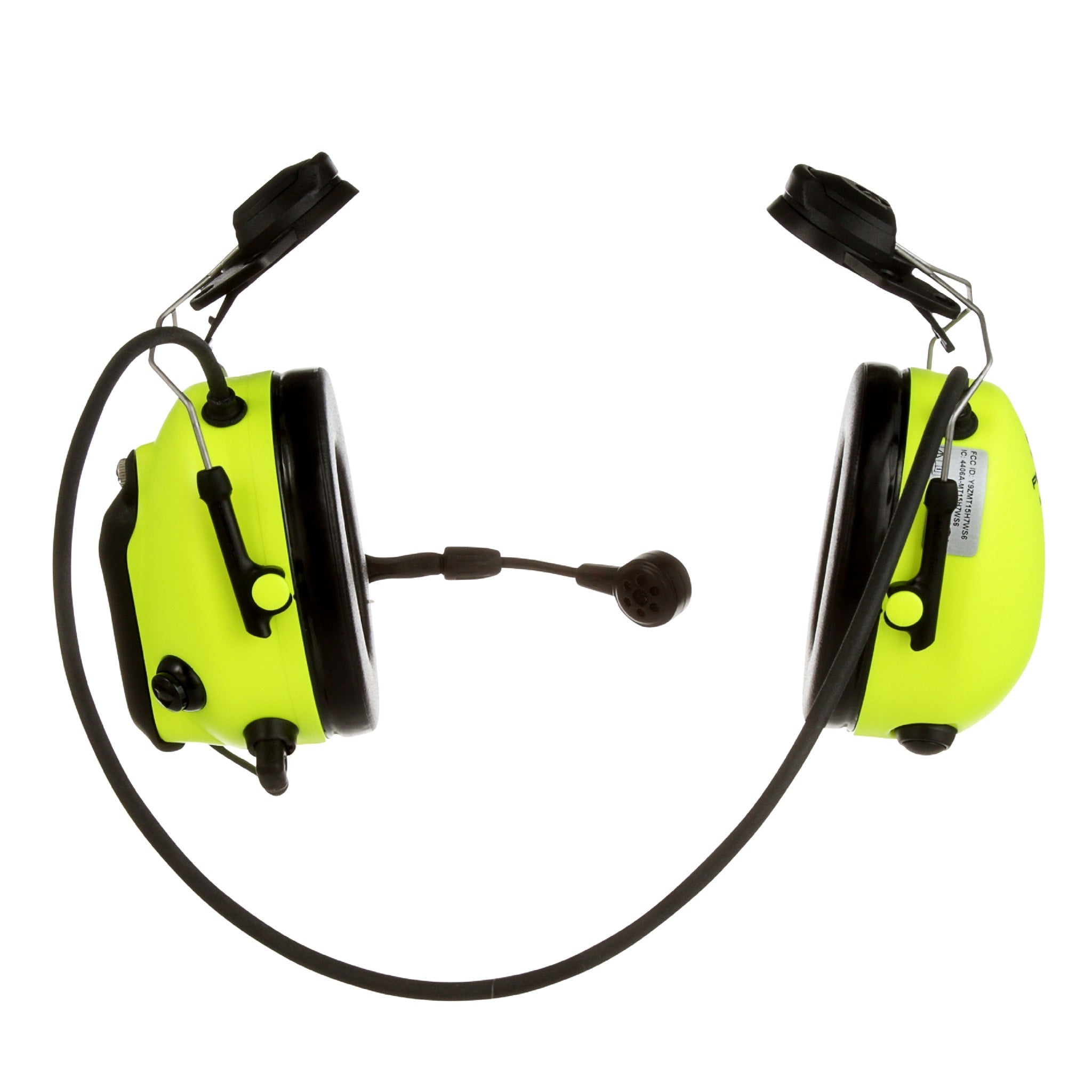 3M PELTOR  MT15H7P3EWS6-111 WS ProTac XPI Headset, Hard Hat Attachment, FLX2, Hi-Vis Yellow, 1 Each 