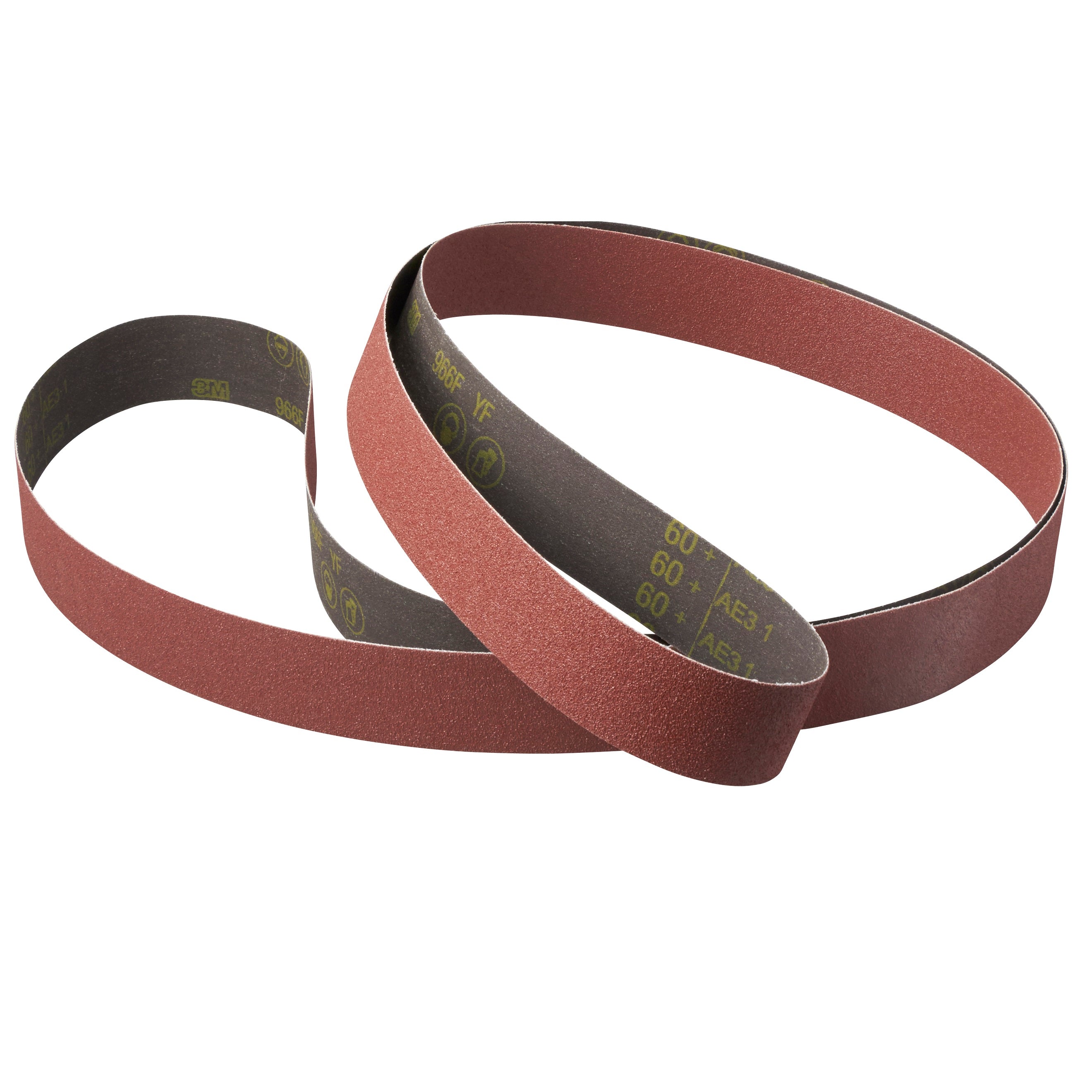 3M Cubitron II 7100232745/966F Cloth Belt, 20+ ZF-weight, 18 in x 179-1/2 in, Sine-lok, Single-flex, Main Image