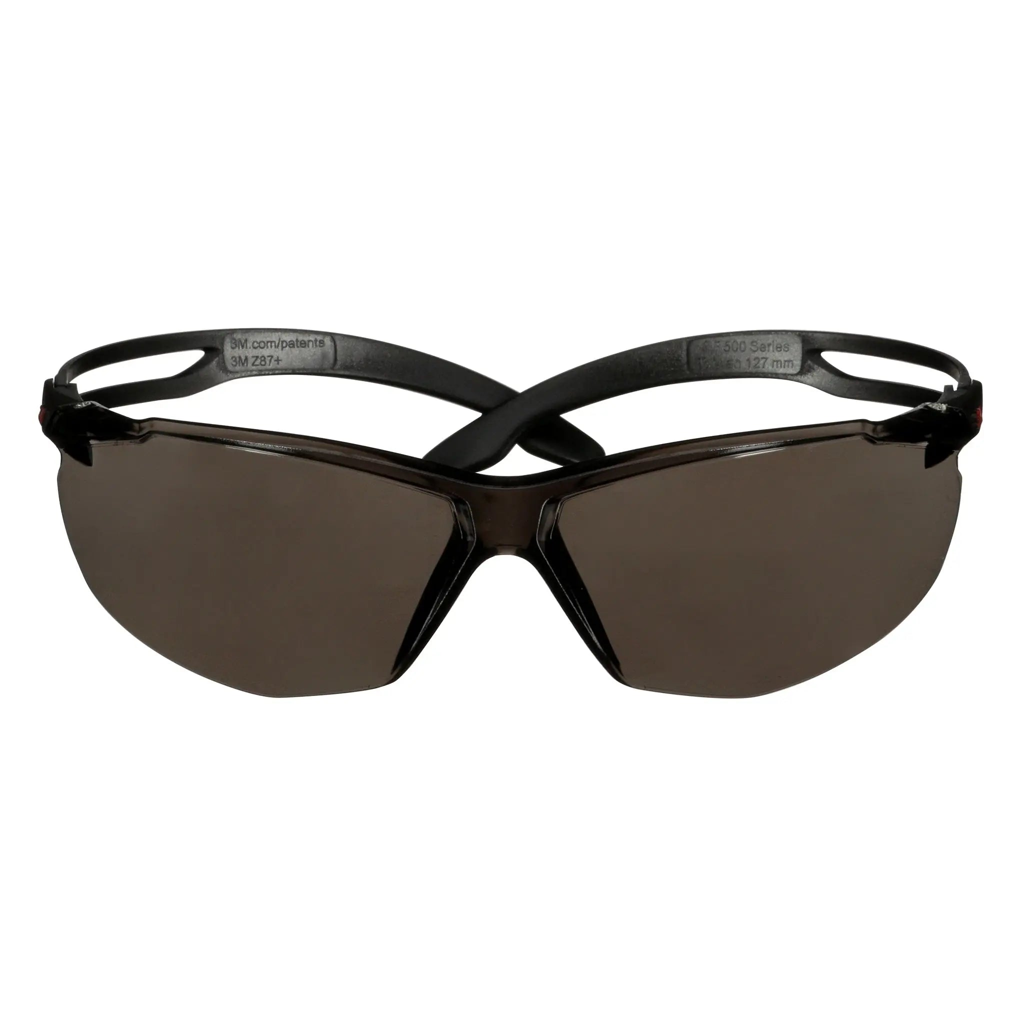 3M SecureFit5 500 Series SF502SGAF-BLK, Black, Scotchgard Anti-Fog Coating, Gray AF-AS Lens, 20 ea/Case 