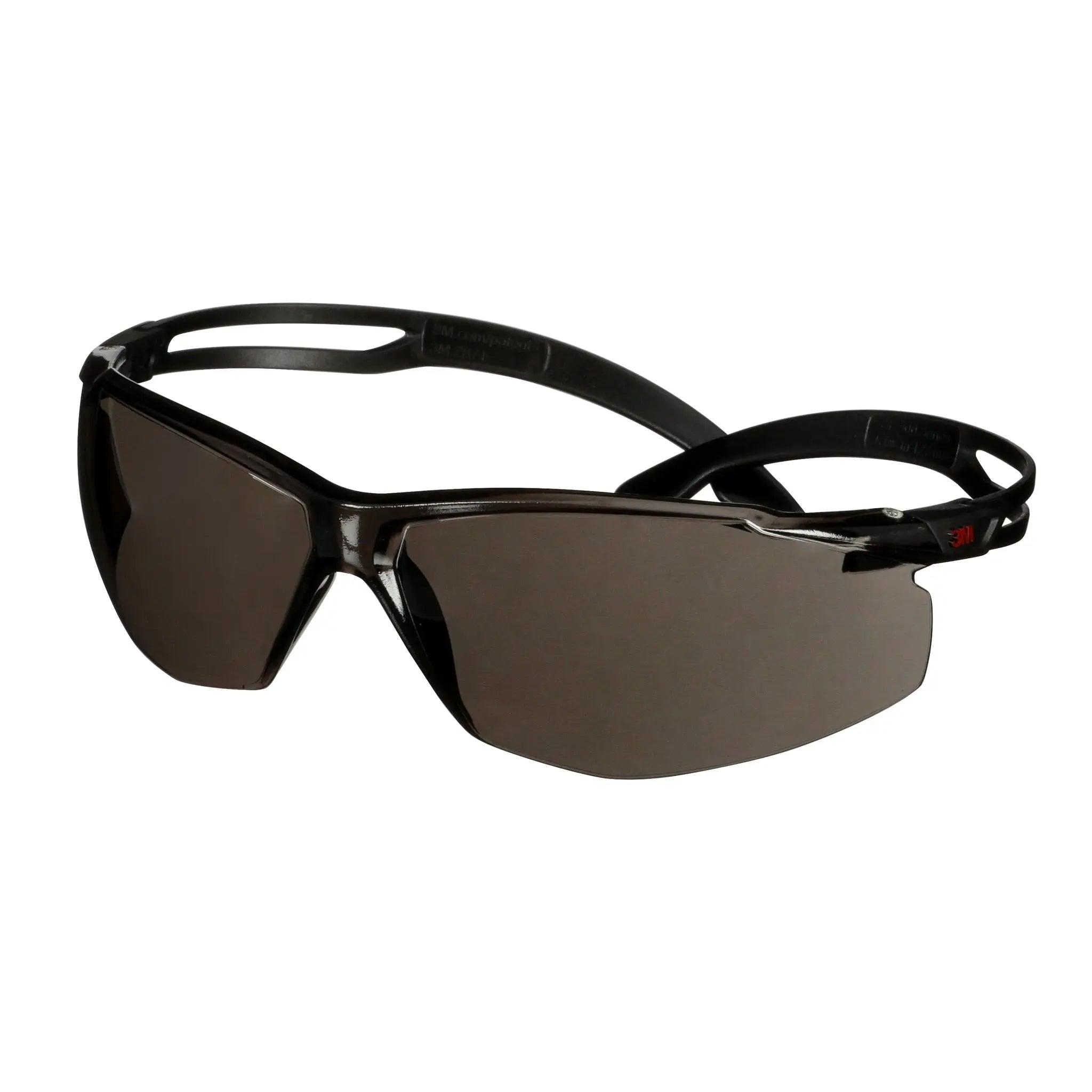 3M SecureFit5 500 Series SF502SGAF-BLK, Black, Scotchgard Anti-Fog Coating, Gray AF-AS Lens, 20 ea/Case 