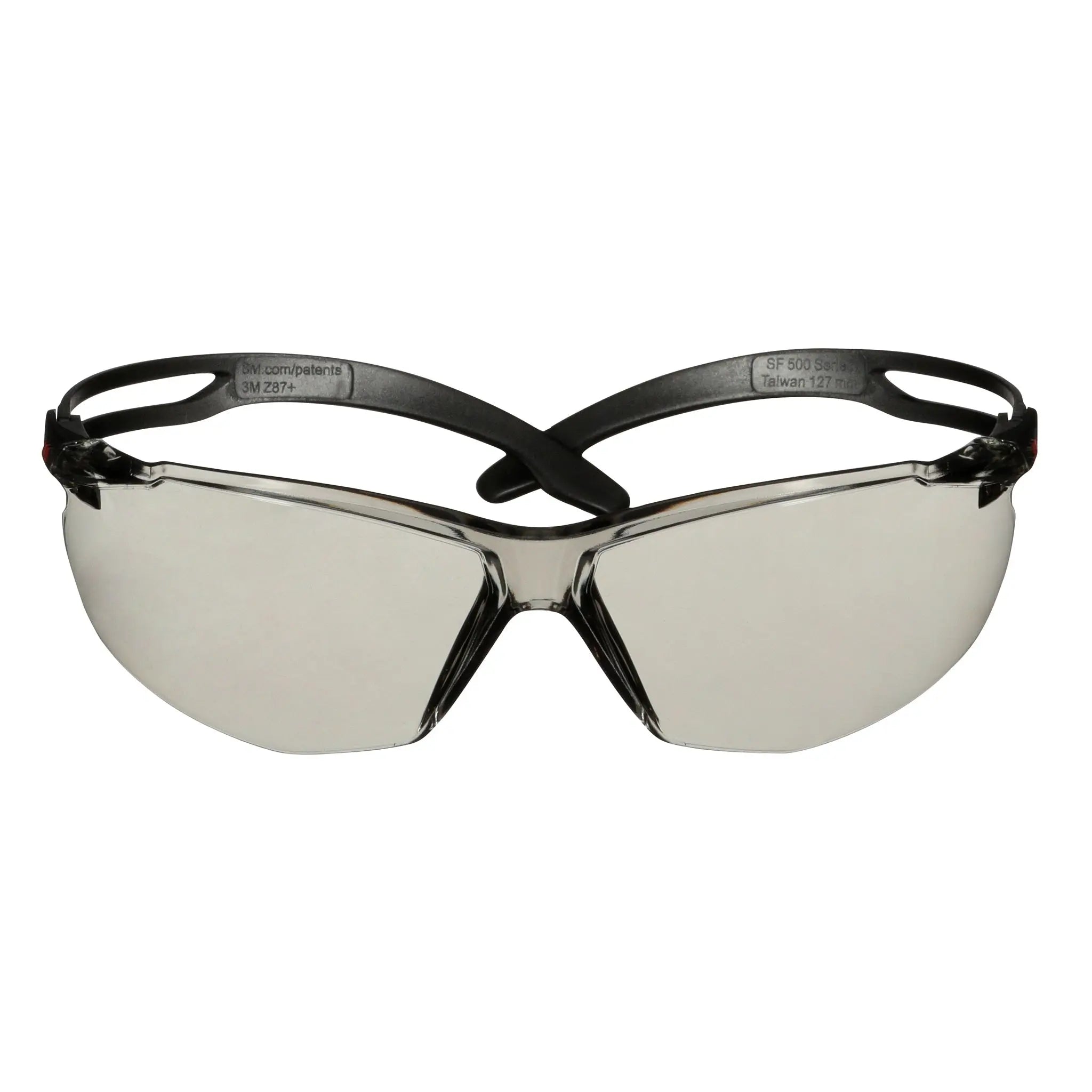 3M SecureFit 500 Series SF507SGAF-BLK, Black, Scotchgard Anti-Fog Coating, IO Gray AF-AS Lens, 20 ea/Case 