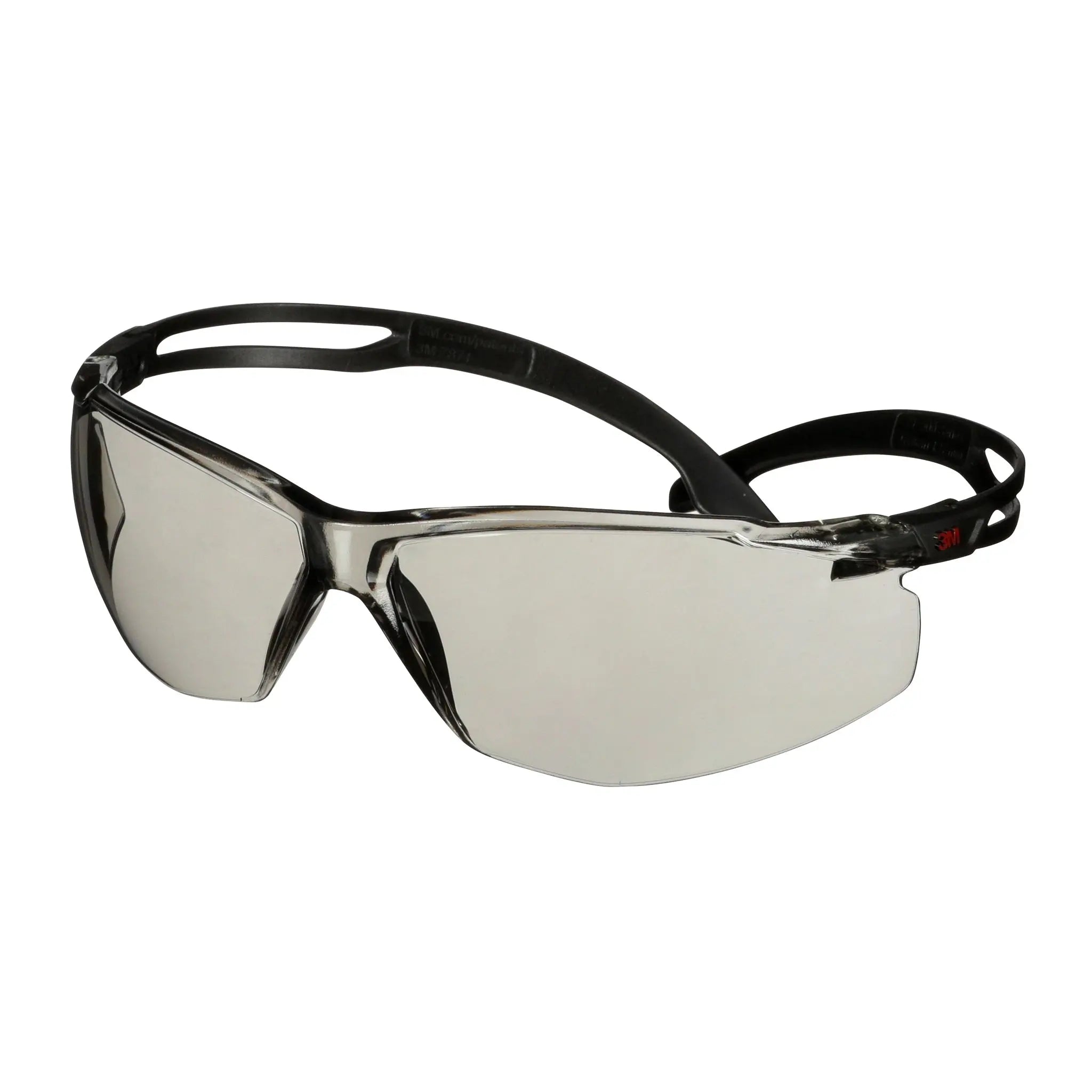 3M SecureFit 500 Series SF507SGAF-BLK, Black, Scotchgard Anti-Fog Coating, IO Gray AF-AS Lens, 20 ea/Case 