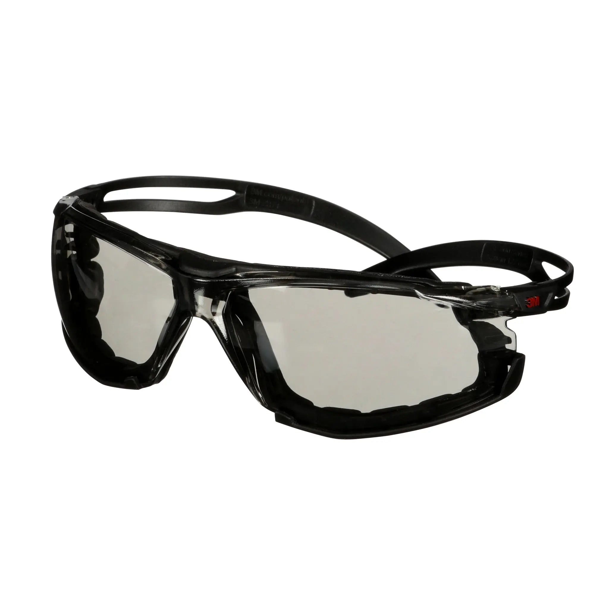 3M SecureFit 500 Series SF507SGAF-BLK-FM, Black, Scotchgard Anti-Fog Coating, IO Gray AF-AS Lns, Fm Gskt, 20 ea/Case 