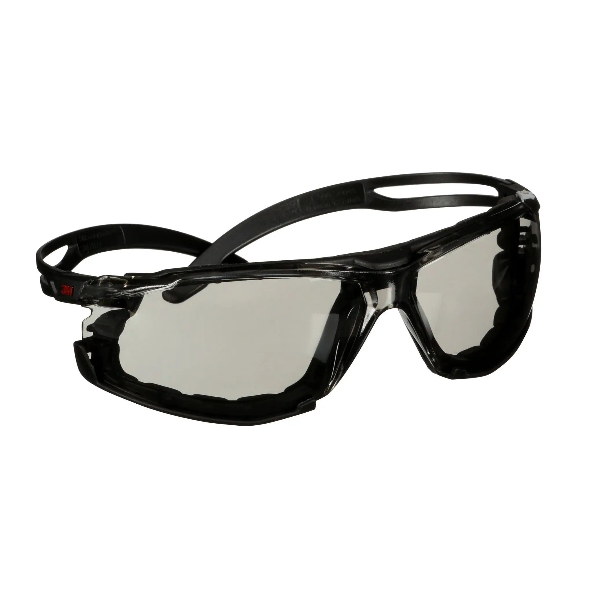 3M SecureFit 500 Series SF507SGAF-BLK-FM, Black, Scotchgard Anti-Fog Coating, IO Gray AF-AS Lns, Fm Gskt, 20 ea/Case 