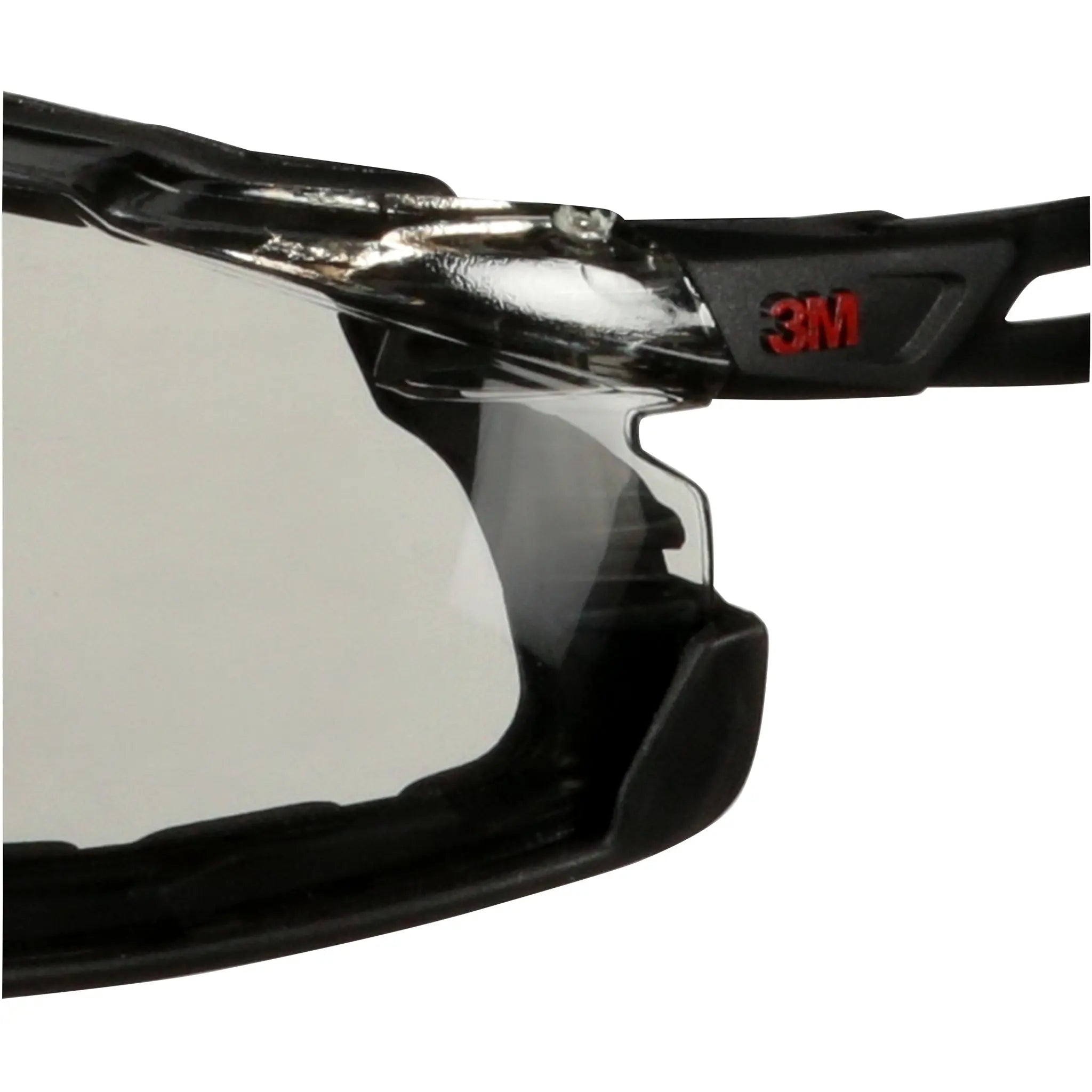 3M SecureFit 500 Series SF507SGAF-BLK-FM, Black, Scotchgard Anti-Fog Coating, IO Gray AF-AS Lns, Fm Gskt, 20 ea/Case 