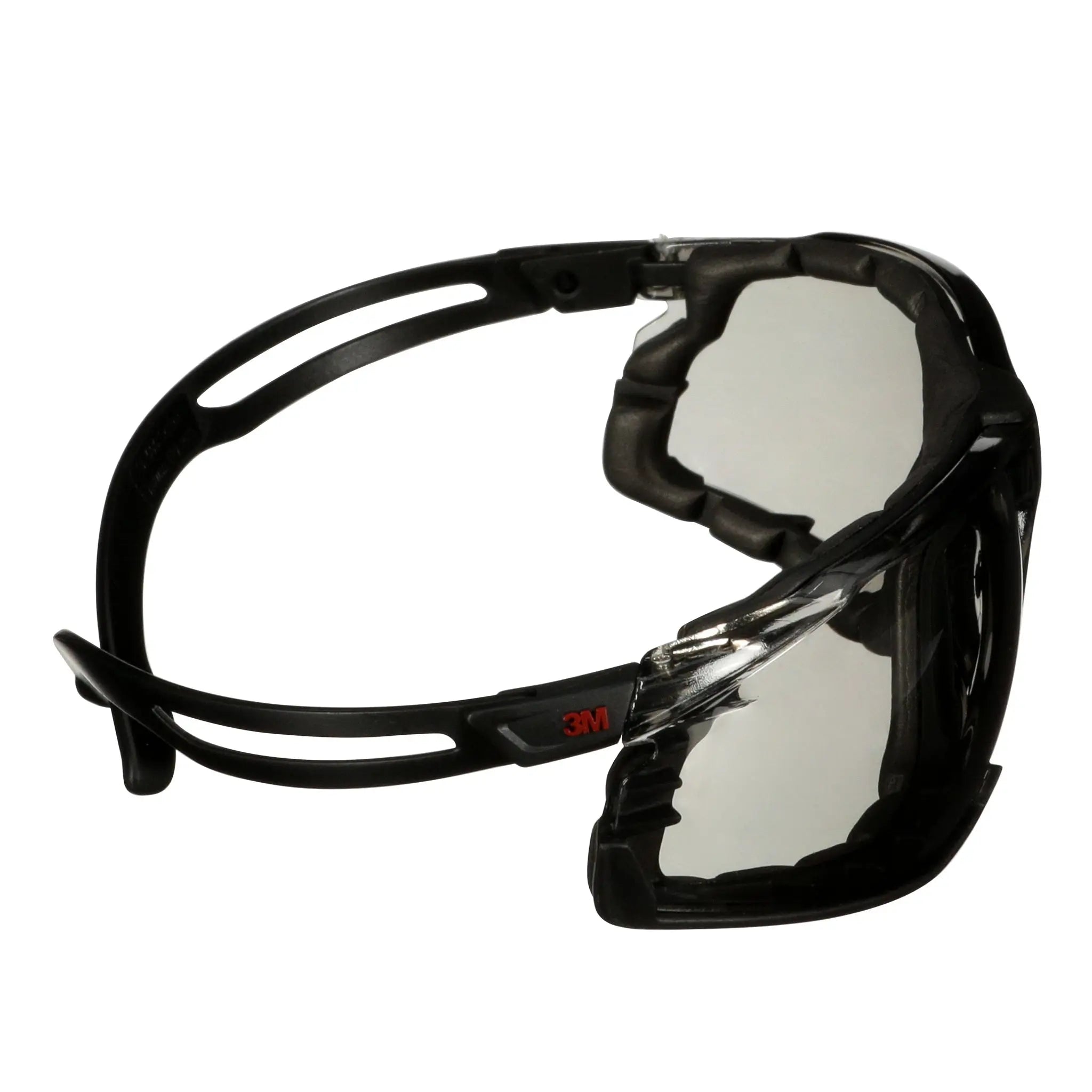 3M SecureFit 500 Series SF507SGAF-BLK-FM, Black, Scotchgard Anti-Fog Coating, IO Gray AF-AS Lns, Fm Gskt, 20 ea/Case 