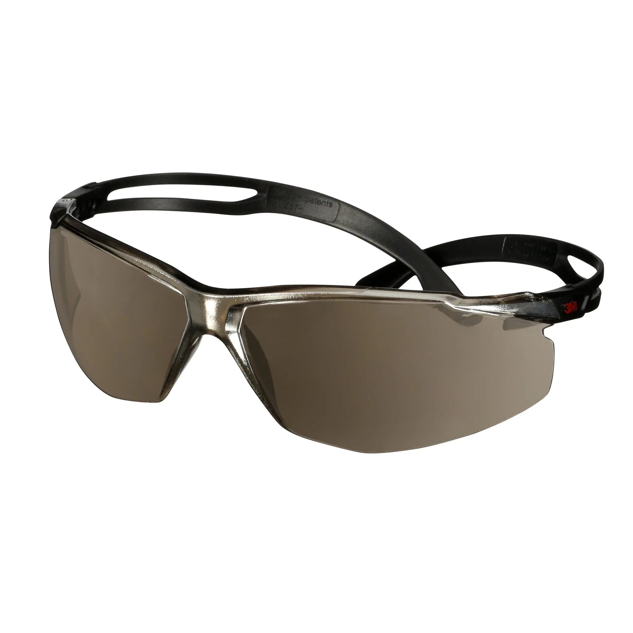 3M SecureFit 500 Series SF509AF-BLK, Black, Silver Mirror Anti-Fog/Anti-Scratch Lens, 20 ea/Case 