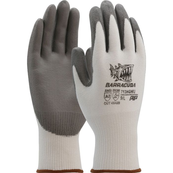 PIP West Chester 713HGWU Barracuda Seamless Knit HPPE Blended Glove, White, Box of 12